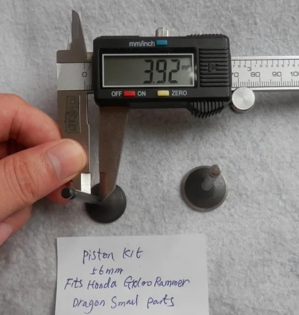 IN & EX VALVES SET HONDA GX100 RAMMER 6