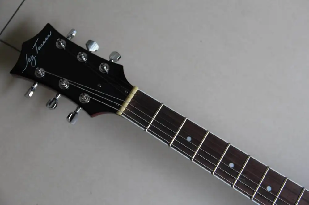 Wholesale JAY TURSER JTRES/STR ELECTRIC THINLINE RESONATOR GUITAR In Sunburst 120105