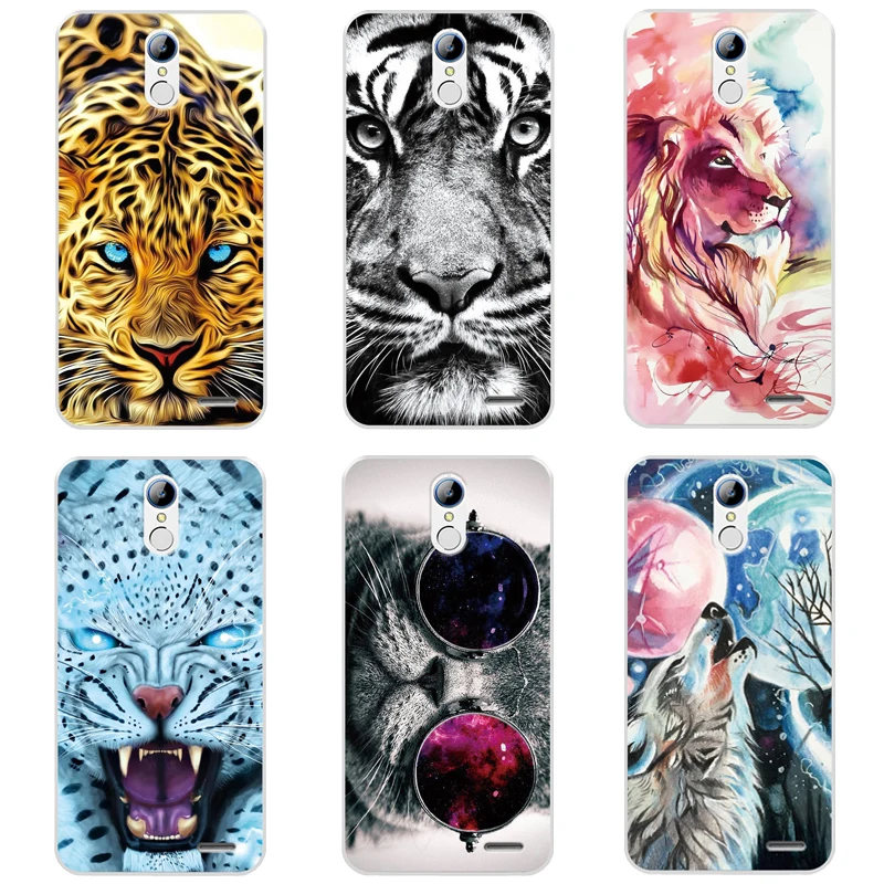 Tiger Lion Cat Animal Patterned Case For BQ BQ-5022 Bond Cover Silicone Soft Shell 5022 BQ5022 Phone Back Capa |