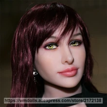 WMDOLL Realistic Oral Sex Dolls Head Lifelike Silicone Love Doll Sexy Adult Toys Heads for Men