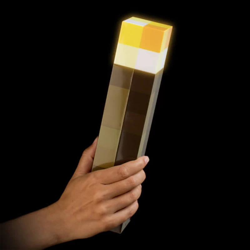 Light Up font b Minecraft b font Torch 28CM LED font b Minecraft b font Light