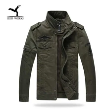 Men jacket jean military Plus size 6XL army soldier Washing cotton Air force one male clothing Spring Autumn Mens jackets