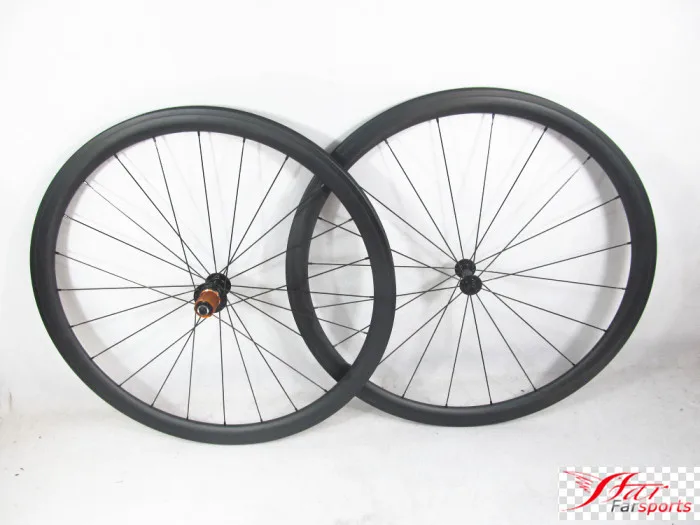 Farsports FSC38-TM-25 ED HUB Chinese road wheels Only 1240g/set, 700c carbon wheels tubular 38 for road bike bicycle