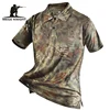 Mege Marque Vêtements Hommes Chemises de Tactique Camouflage Polo Shirt D'été Vêtements Décontractés Avec Des Taches Typhon Multicam Rapide Sec ► Photo 1/6
