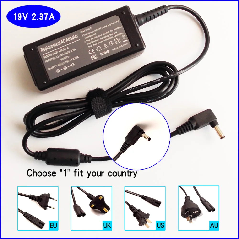 AJEYO 19V 2.37A Laptop Ac Adapter/Battery Charger/Power Supply For ASUS X453 X453M X453MA P553 P553MA F553M F553MS F553MA | Компьютеры и