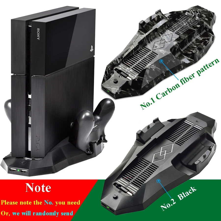 

PS4 Game Accessories Console Vertical Cooling Stand Joystick Charging Dock Station for Sony Playstation 4 PS4