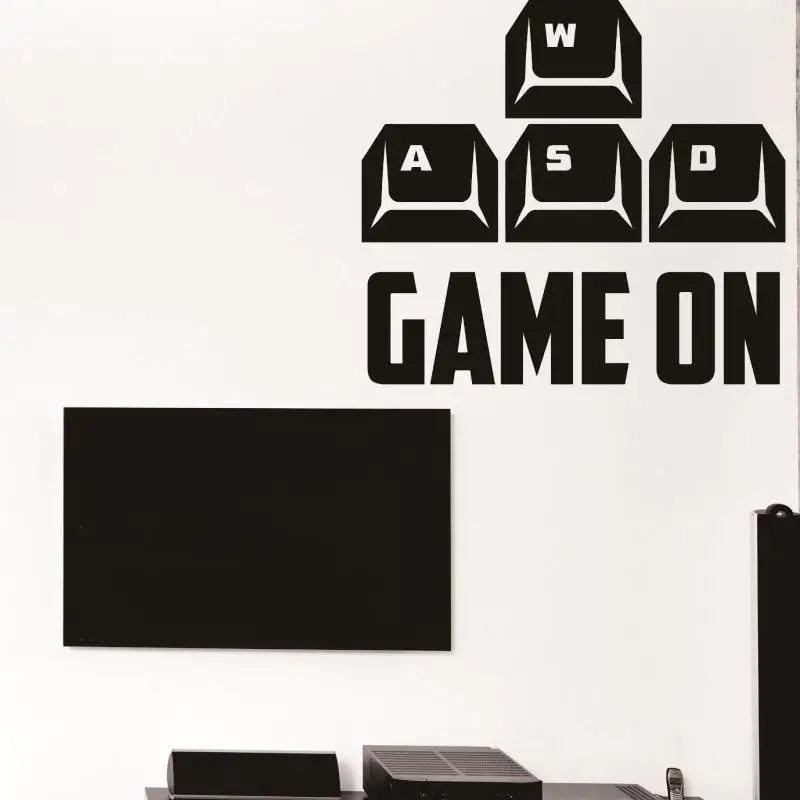 game Sticker Logo Name game Decal Posters Vinyl Wall Decals Pegatina Quadro Parede Decor Mural game Sticker 9