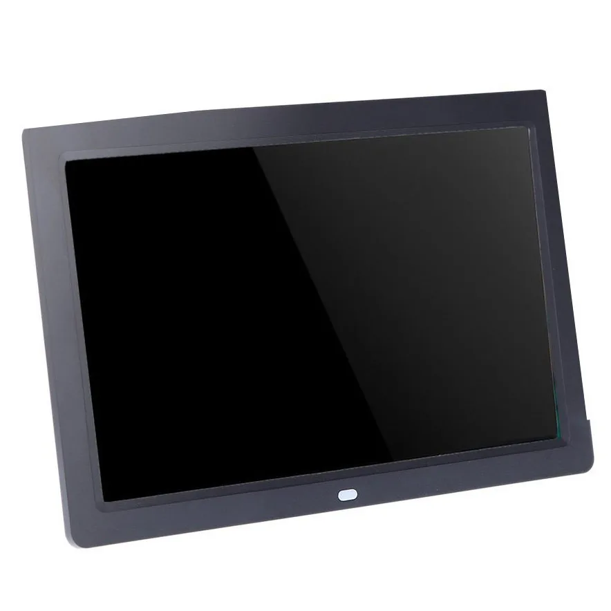 

12 "TFT-LCD HD 1280 * 800 clock Digital Photo Frame MP3 MP4 Digital Movie Player with the Remote Desktop (Black)