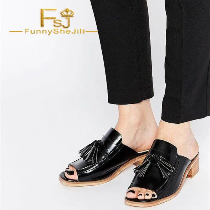 loafer mule heel