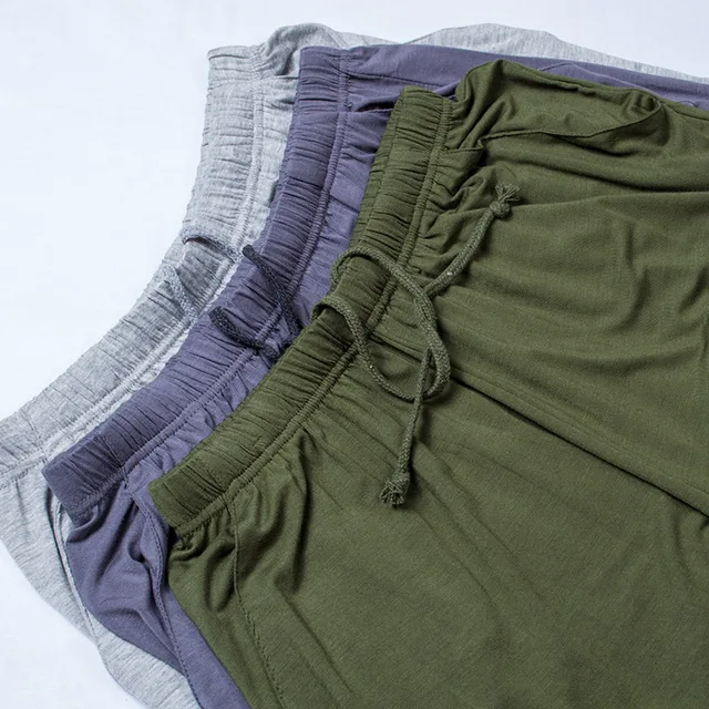 SusanDick 2017 Summer Autumn Home Men Sleep Shorts Pants Soft Modal Casual Mens Pajama Shorts Plus Size Man Leggings Transparent