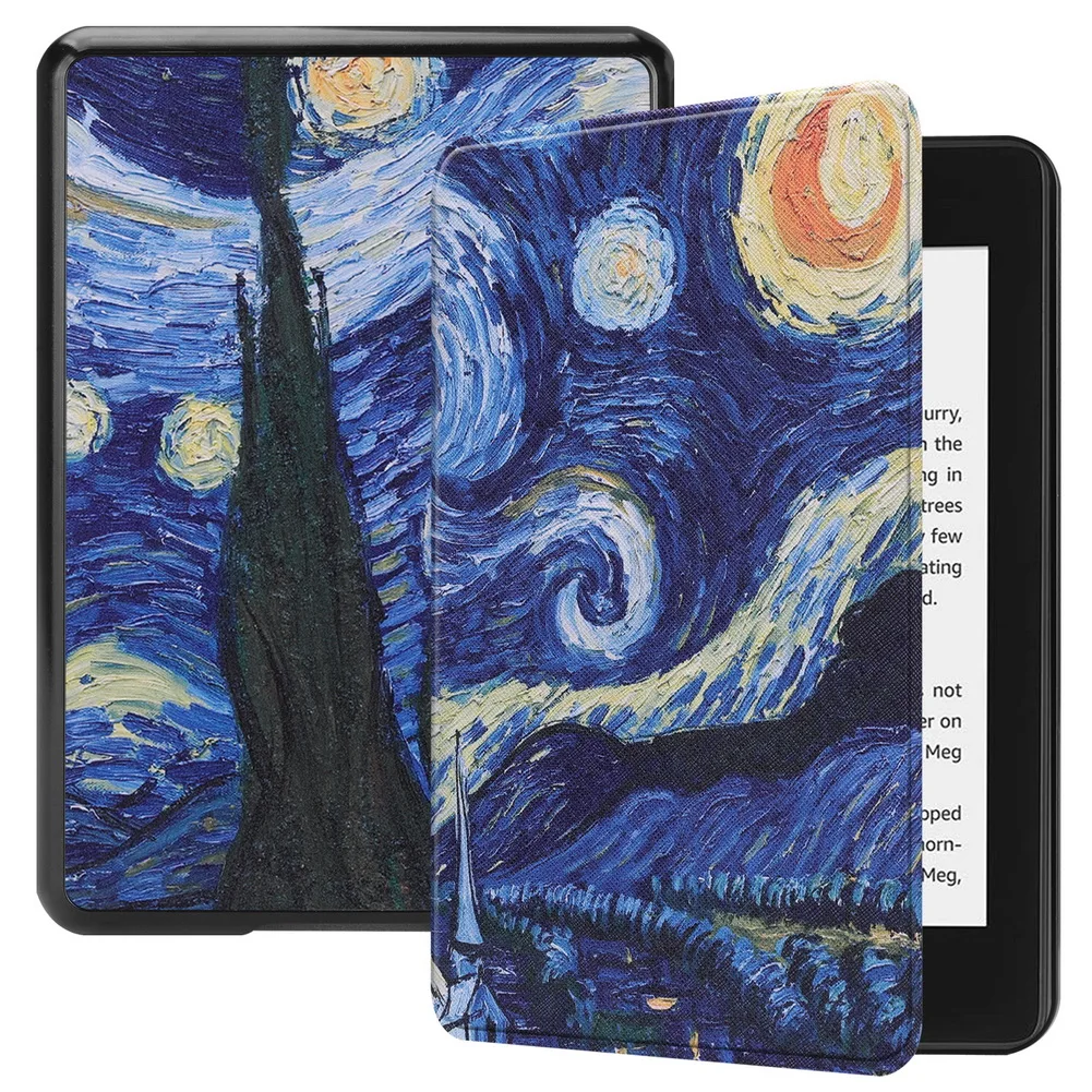 Защитный чехол для Amazon Kindle Paperwhite 4()/для всех новых Kindle Paperwhite(10 поколение-) из искусственной кожи