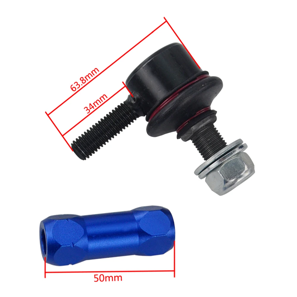 PQY 100 мм 120 шариковый Шарнир регулируемый рулон Sway Bar End Link для KIA Sorento Nissan Skyline Mazda CX