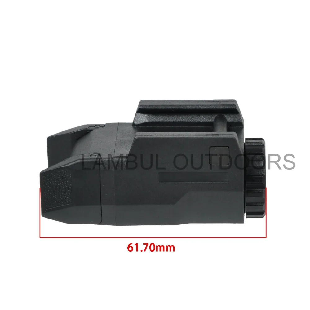 Lambul Compacto Tático Pistola Aple Luz Constante - Momentânea Strobe Lanterna Led Branca Caber 17 19 21 Glock 20mm Ferroviário Apl 6 Esporte e Lazer