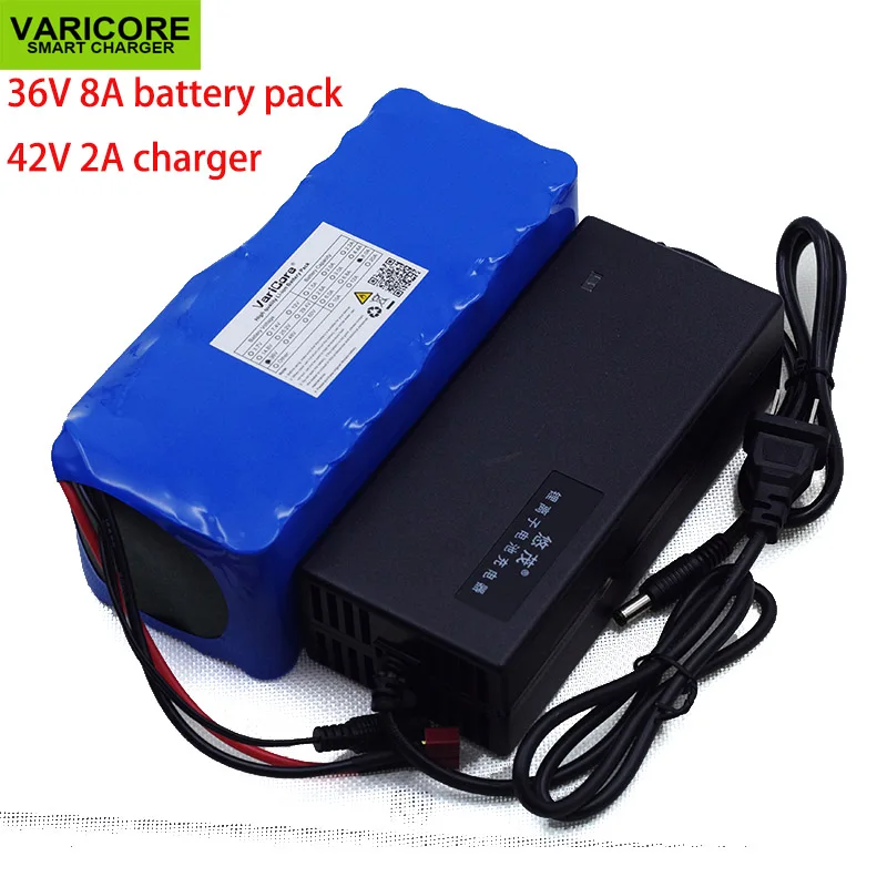

36V 8Ah 10S4P 500w 18650 Rechargeable battery pack ,modified Bicycles,electric vehicle 36V Protection with BMS+42V 2A Charger