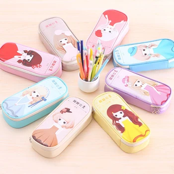 

Creative pen pen students multilayer high-capacity multifunctional stationery box cartoon child pencil bag