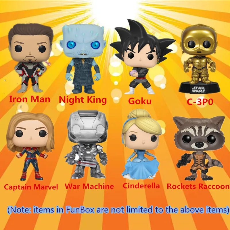 ¡FUNKO POP! Caja sorpresa de gran valor Marvel Avengers Liga de la justicia de la Liga de la justicia muñeca de vinilo de la acción de la muñeca modelo de juguetes entrega al azar - 3