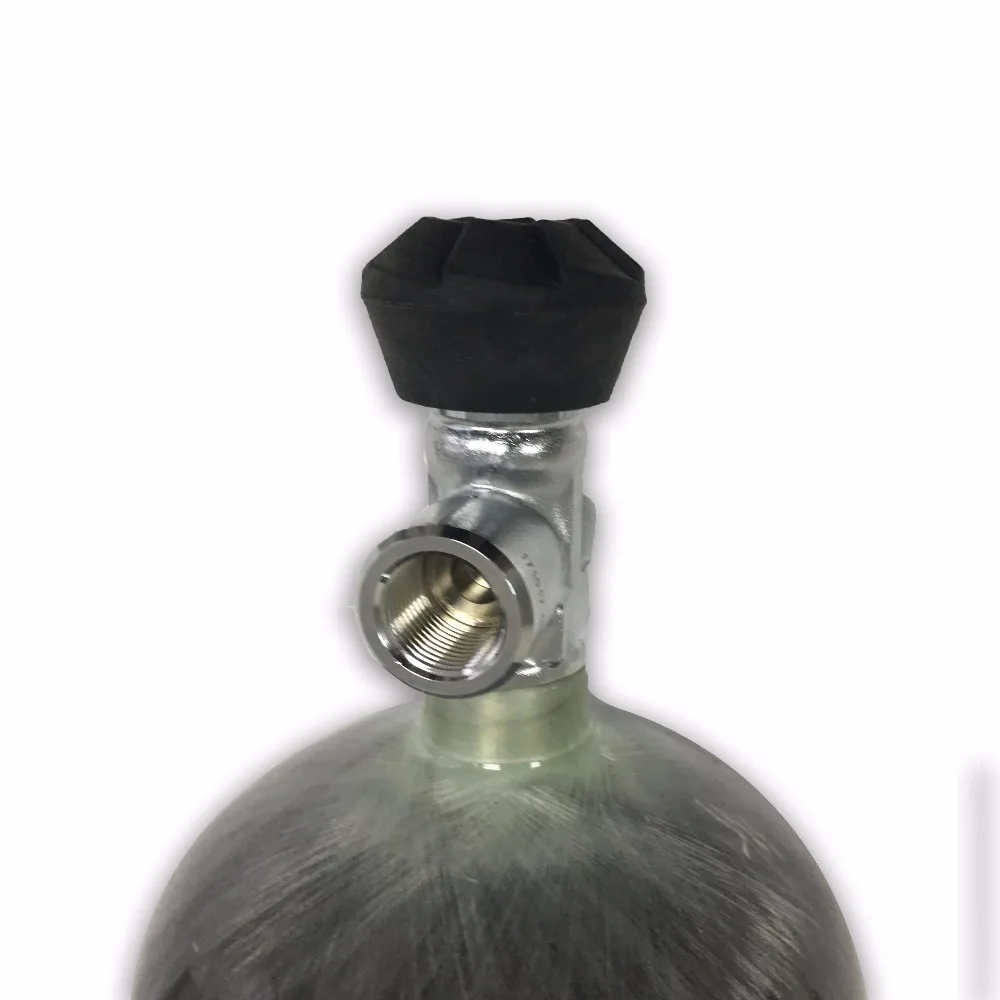 AC10931 High quality  9L CE 4500psi HPscuba tank carbon fiber pcp air gun inflate tank gas cylinder with air valve ACECARE