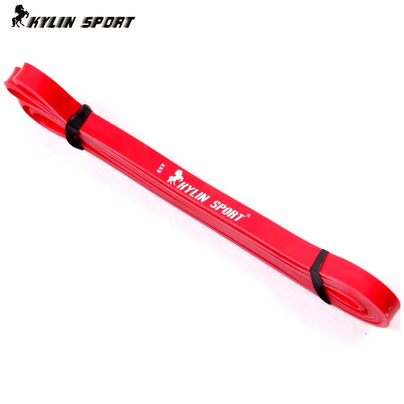 

Natural latex 41" Strength Resistance Bands Loop Fitness Crossfit Power Lifting Pull Up Strengthen Muscles 15-25Lbs RED