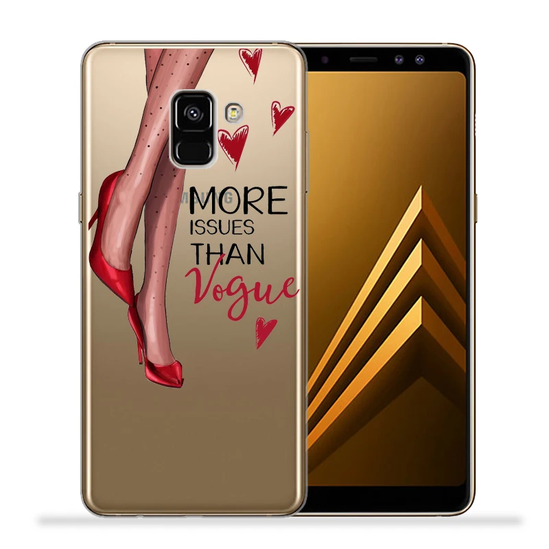 Модный чехол для девочек Samsung Galaxy J330 Coffee Man J530 J730 J2 J4 J6 J8 2018 Etui Capa|Бамперы| |