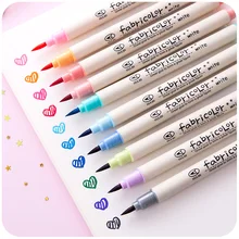 10 цветов DIY Манга Маркеры цвета "металлик" художественная кисть Ручка Рисование граффити художественный маркер для эскизов Канцтовары Школьные принадлежности