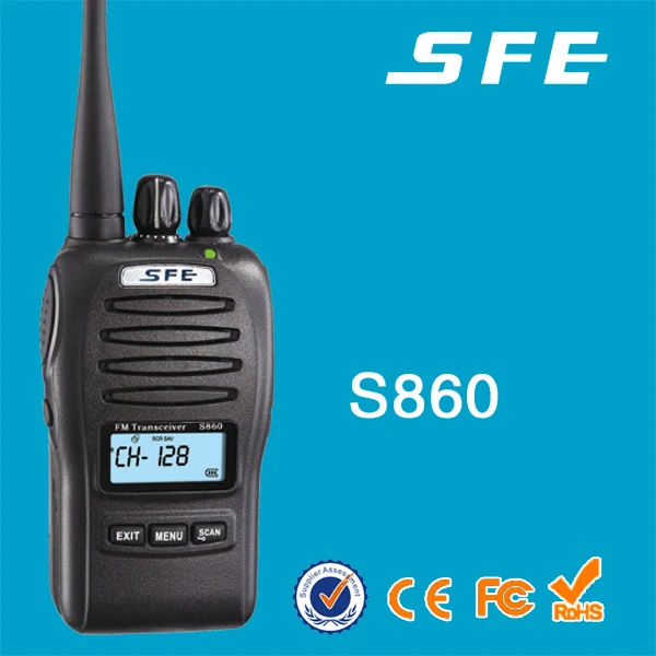 

New arrival High Quality S860 digital two way radio SFE vhf/uhf walkie talkie LCD Display Transceiver