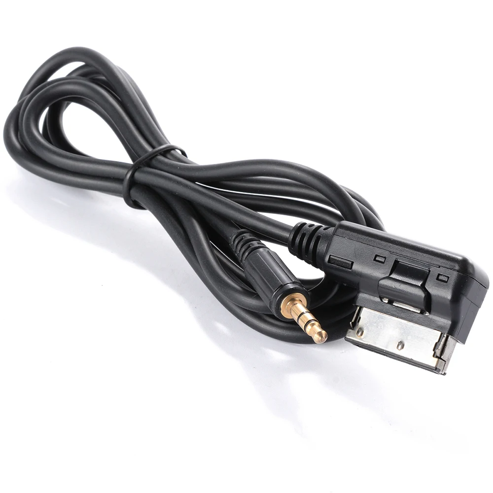 

Newest 1M Music Interface AMI MMI to 3.5mm Audio AUX MP3 Adapter Cable For VW For AUDI A3 A4 A5 A6 A8 Q3 Q5 Q7 DY001+
