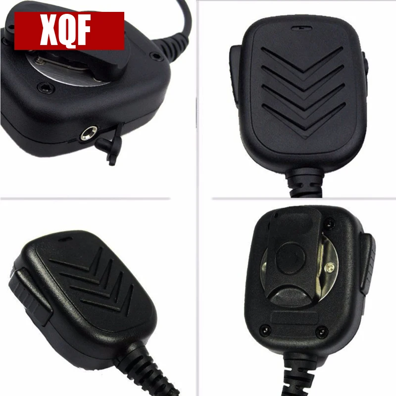 XQF 2 Булавки Динамик микрофон с PTT для ICOM двухстороннее Радио ic-f24s IC-F31 IC-F3 ic-f3s