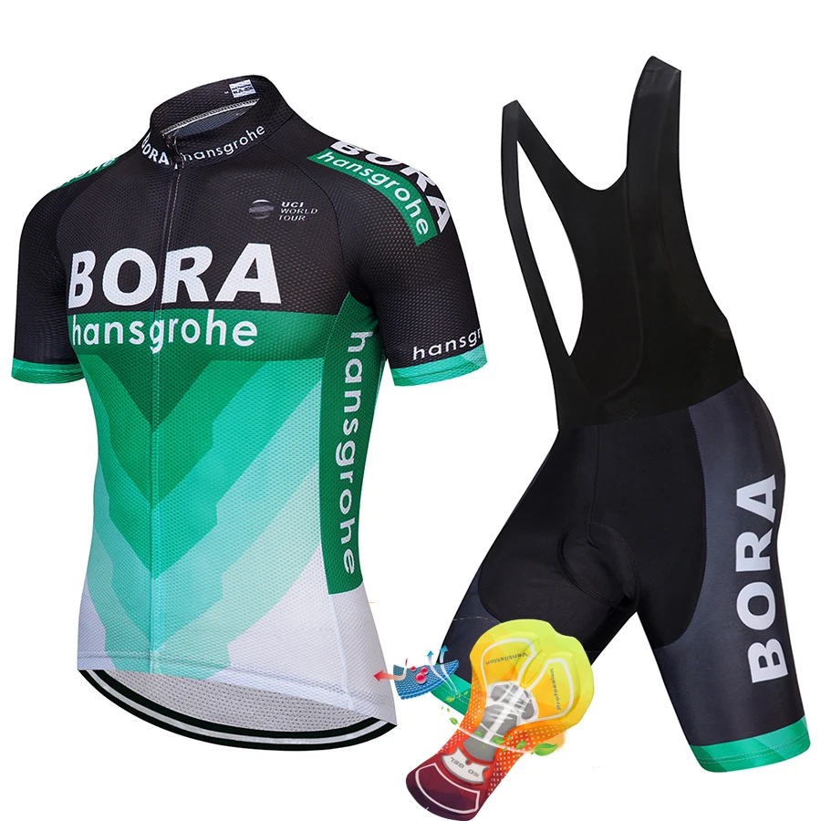 

2018 TEAM BORA Cycling jersey gel bike shorts set SOBYCLE Ropa Ciclismo mens summer quick-dry PRO BICYCLING wear Maillot Culotte