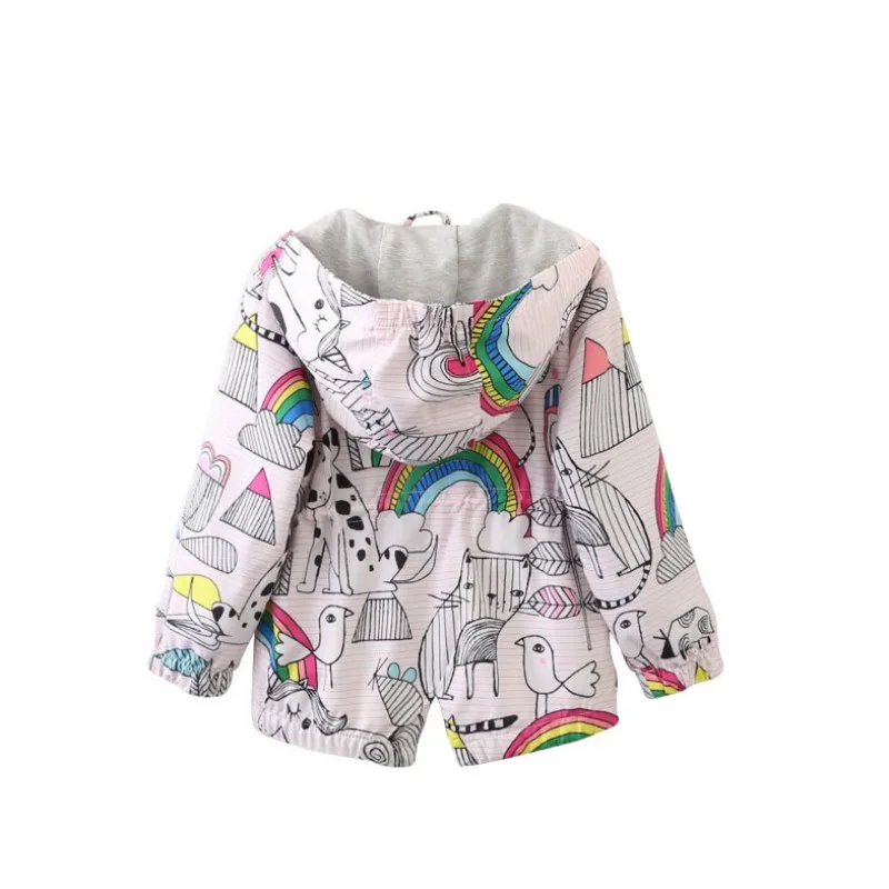 1 шт. S-XXL осень весна мультфильм Стиль верхняя одежда для девочек и мальчиков и Пальто для будущих мам Куртки детская одежда верхняя одежда с капюшоном для От 2 до 8 лет Обувь для девочек Подарки j2