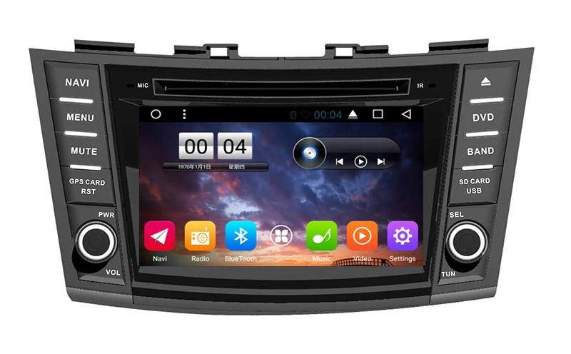 Flash Deal Free Shipping 7" Android 6.0 Car DVD for Suzuki swift 2012 2013 2014 Car Radio GPS navigation stereo headunit tape recorder 17