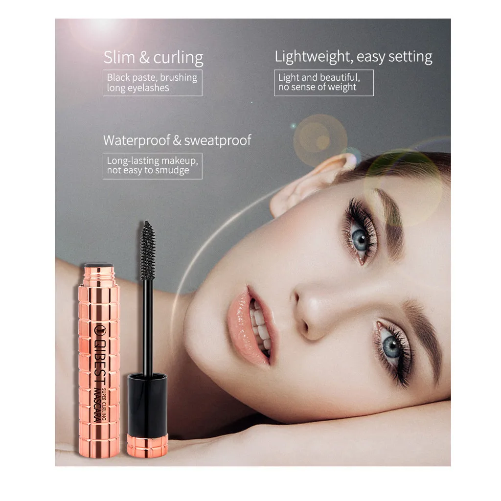 Eye Lash Mascara Fiber Waterproof Curling Lengthening Eyelash Makeup Cosmetic Lasting Mascara Eye Lashes Extension