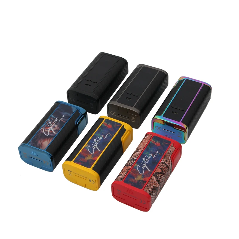 Original IJOY Captain PD270 Box MOD Vape 234W NITISS TC Electronic Cigarette Vaper Includes 20700 Battery New Color 0 012