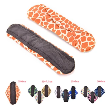 

Size M Bamboo Inner Washable Reusable Feminine Hygiene Menstrual Pads Sanitary Pads Lady Cloth Pad Panty Liner