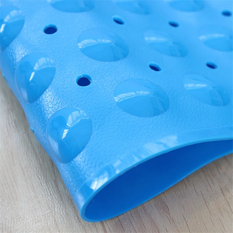 مستطيل 40x100/39x69 سنتيمتر PVC المضادة للانزلاق حمام حصيرة لينة الحمام بساط التدليك الالتصاق غير زلة حوض السجاد