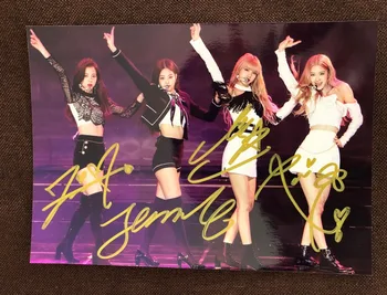 

hand signed BLACKPINK autographed KILL THIS LOVE group photo 5*7 K-POP 4Y2