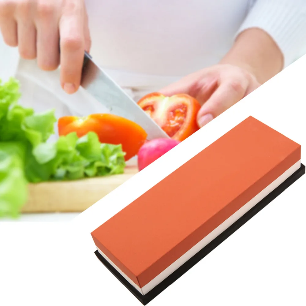 2017 Double Side Combination Knife Sharpening Stone Grindstone 3000 8000 Practical Home Living Accessories Random Color