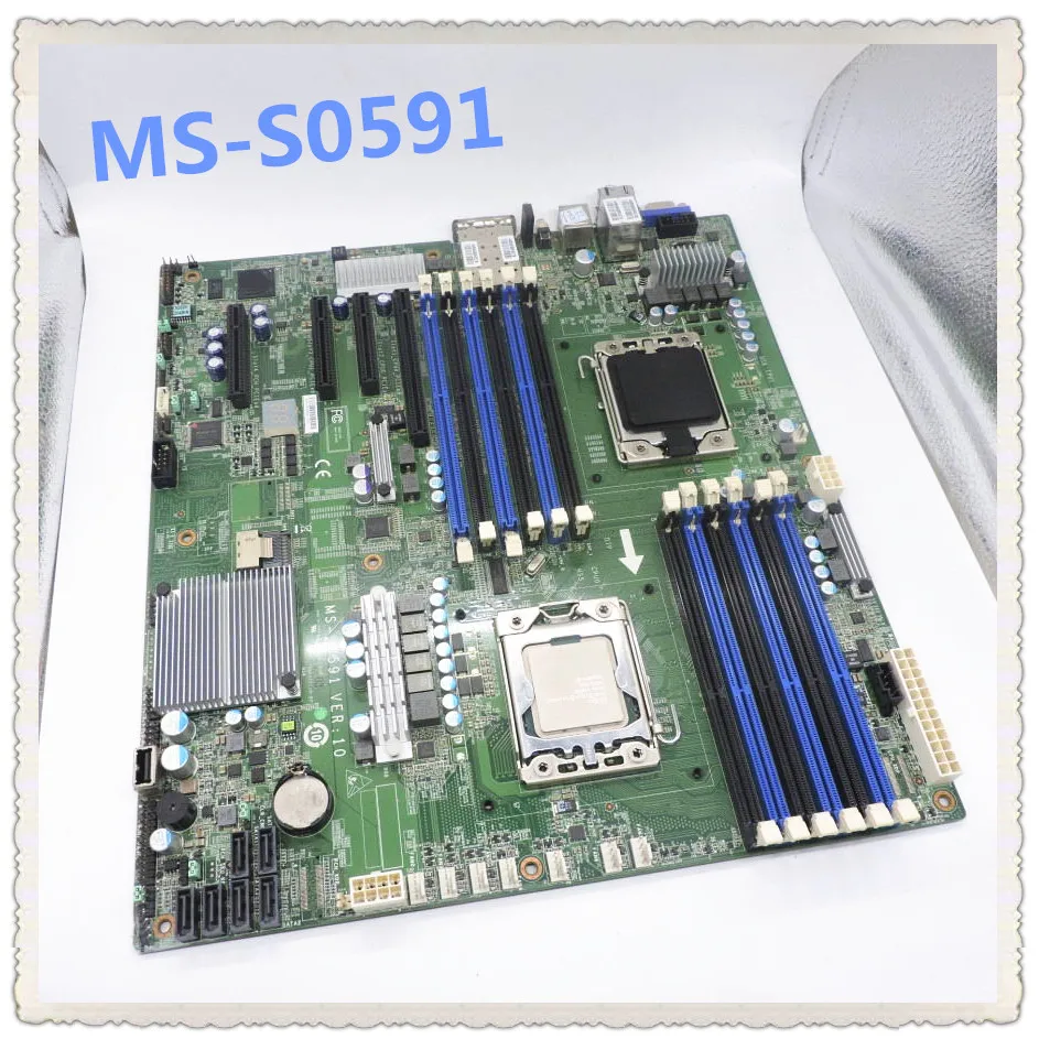 MS-S0591 на борту двойной 10G NIC LGA1356 Серверная плата