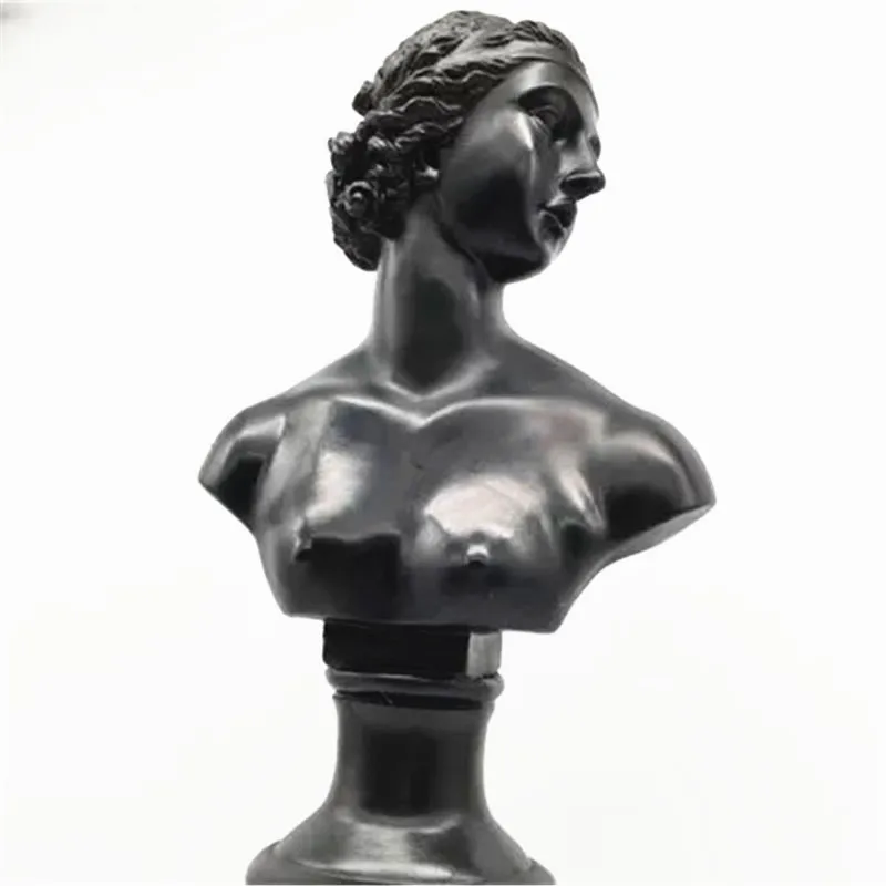 

European Style Modern Simple Ladies Goddess Resin Figure Sculptures Decoration Creative Living Room Furnishing Articles G1552