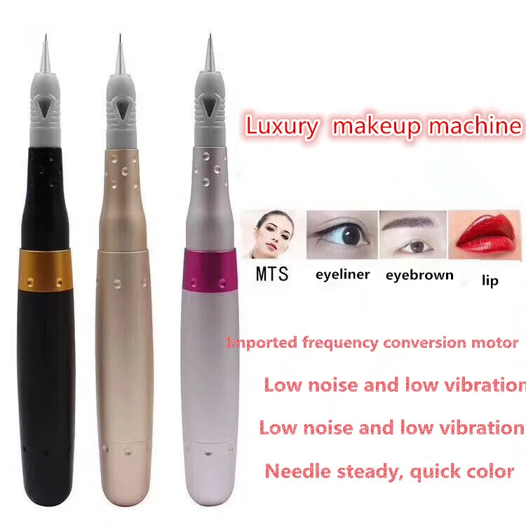 

Ultra-Quiet Pro Tattoo Guns Permanent Makeup Rotary Machine Kits Electric Alloy Pen For Eyebrow Eyeliner Lip Cosmetics Free Ship
