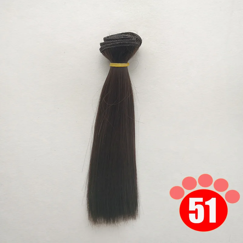 Msiredoll bjd wig 15*100CM or 20*100CM or 25*100CM doll hair for 1/3 1/4 1/6  straight hair doll hair bjd wig diy Free shipping 12