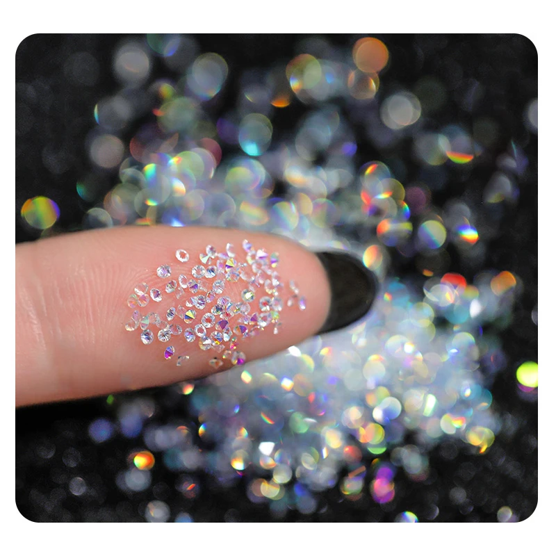 1 пакет стеклянные микро стразы для дизайна ногтей ювелирные изделия хрустальные украшения для дизайна ногтей 3D микро мини Стразы для ногтей
