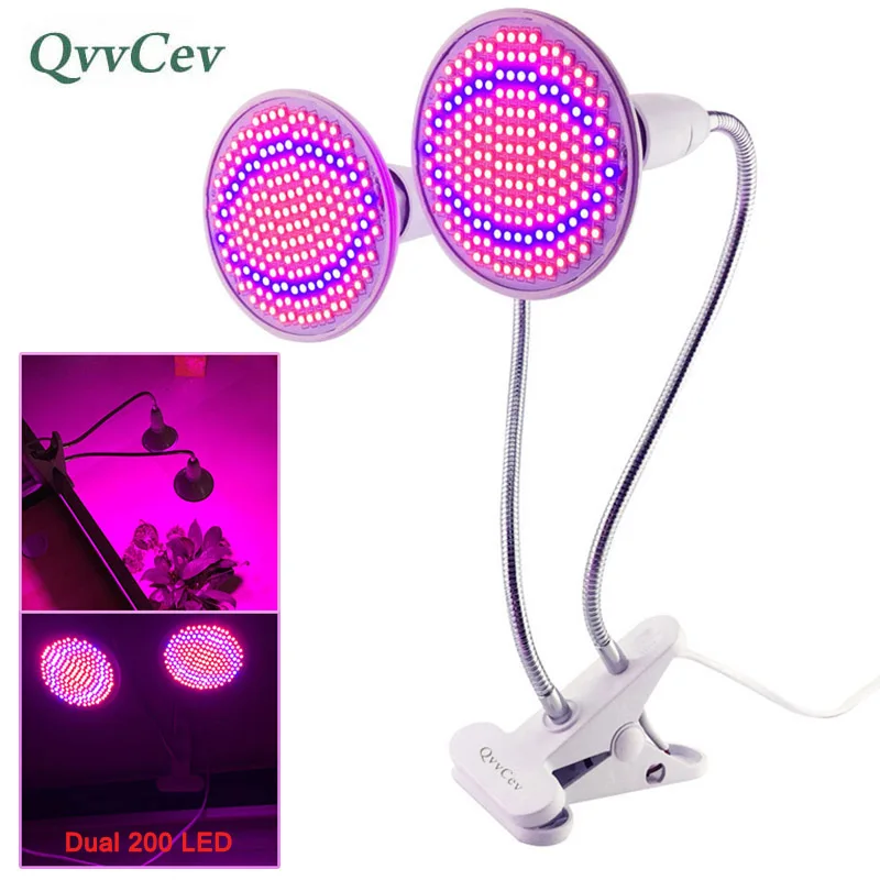 Led Plant Flower Grow Light Bulb Lamp Lighting Set Desk Clip Holder for