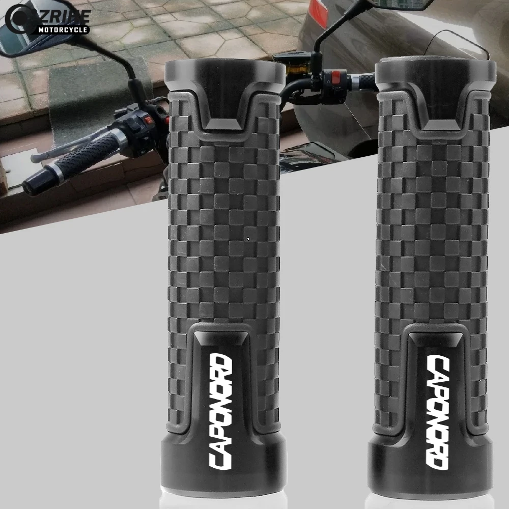 

Universal Motorcycles Handlebars Parts Anti-Skid Rubber Scooter Handle Bar Grip For Aprilia CAPONORD/ETV1000 CAPANORD 1200/Rally
