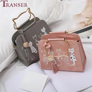 

Transer Animal Tassel Messenger Bag Women Handbags Cat Rabbit Patter Pattern Shoulder Crossbody Bag Luxury Handbag Bags A9 30