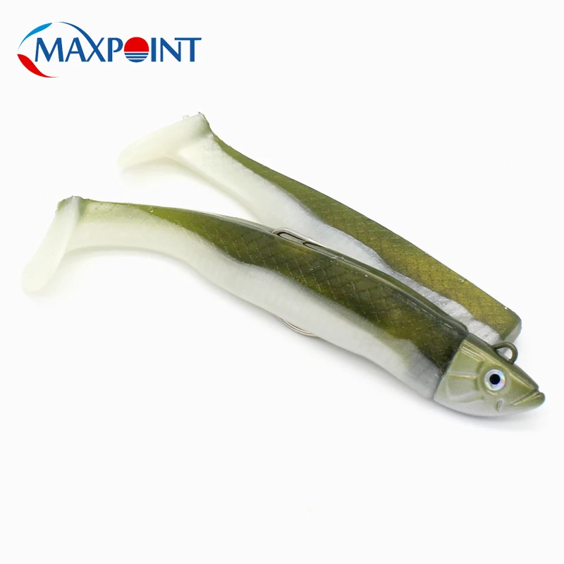 

Hot-Sales 4.5 inch Texas Minnow 24g Soft Lure Set for Inshore Fishing Lures Seabass Bait VIB Action Khaki Color Swimbait