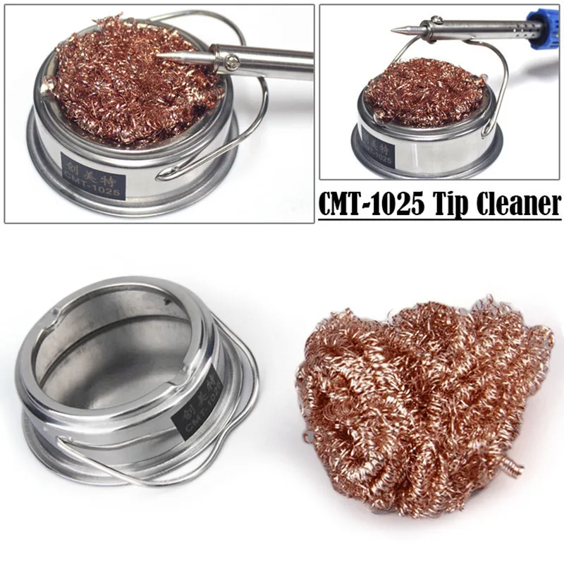 1pc Solder Iron Tip Cleaner Holder Welding Soldering Wire Cleaning Nozzle Unit Clean Ball with Stand Set 1pc Solder Iron Tip Cleaner Holder Welding Soldering Wire Cleaning Nozzle Unit Clean Ball with Stand Set