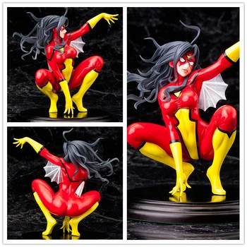 

Anime Spiderman Spider-Woman Gwen Stacy PVC Action Figure Collectible Model Kids Toys Doll 15cm