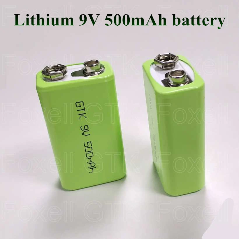 Er9v 6f22/6lr61 Pp3 9v 500mah 8.4v Lithium Lipo Battery Er 9v Batteria For Smoke Alarm Sensor Toys 650mah Long Life Rechargeable Batteries - AliExpress
