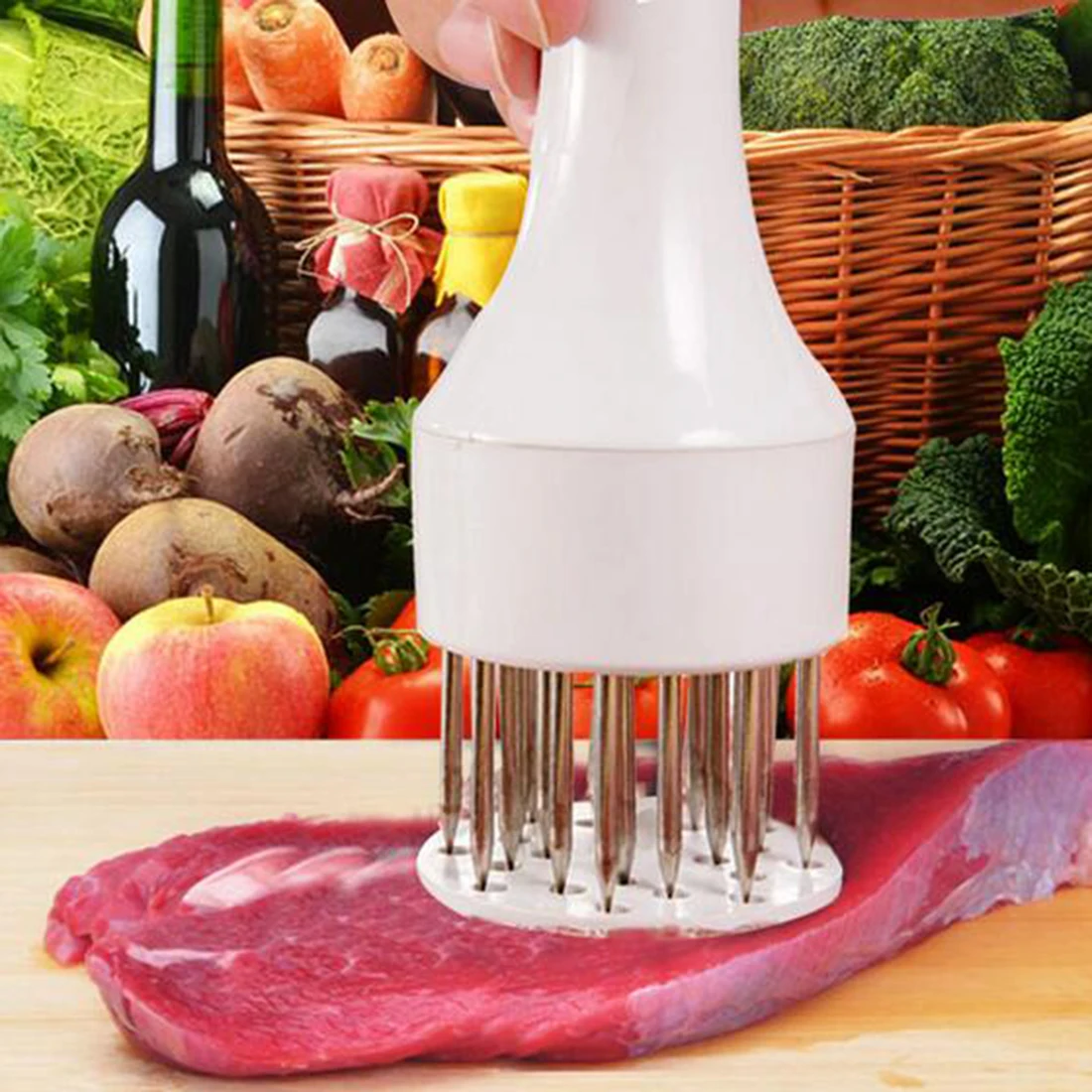 QuickDone Injection Type Profession Meat Tenderizer Needle Stainless