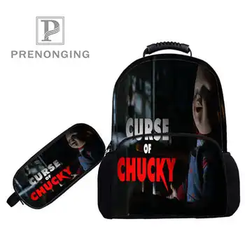

Custom 17inch Curse-Chucky- Backpacks Pen Bags 3D Printing School Women Men Travel Bags Boys Girls Book Computers Bag#1031-5-67